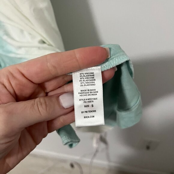 NEW RVCA Blue & White Sucker Punched Mini Dress Size Small - Picture 7 of 10